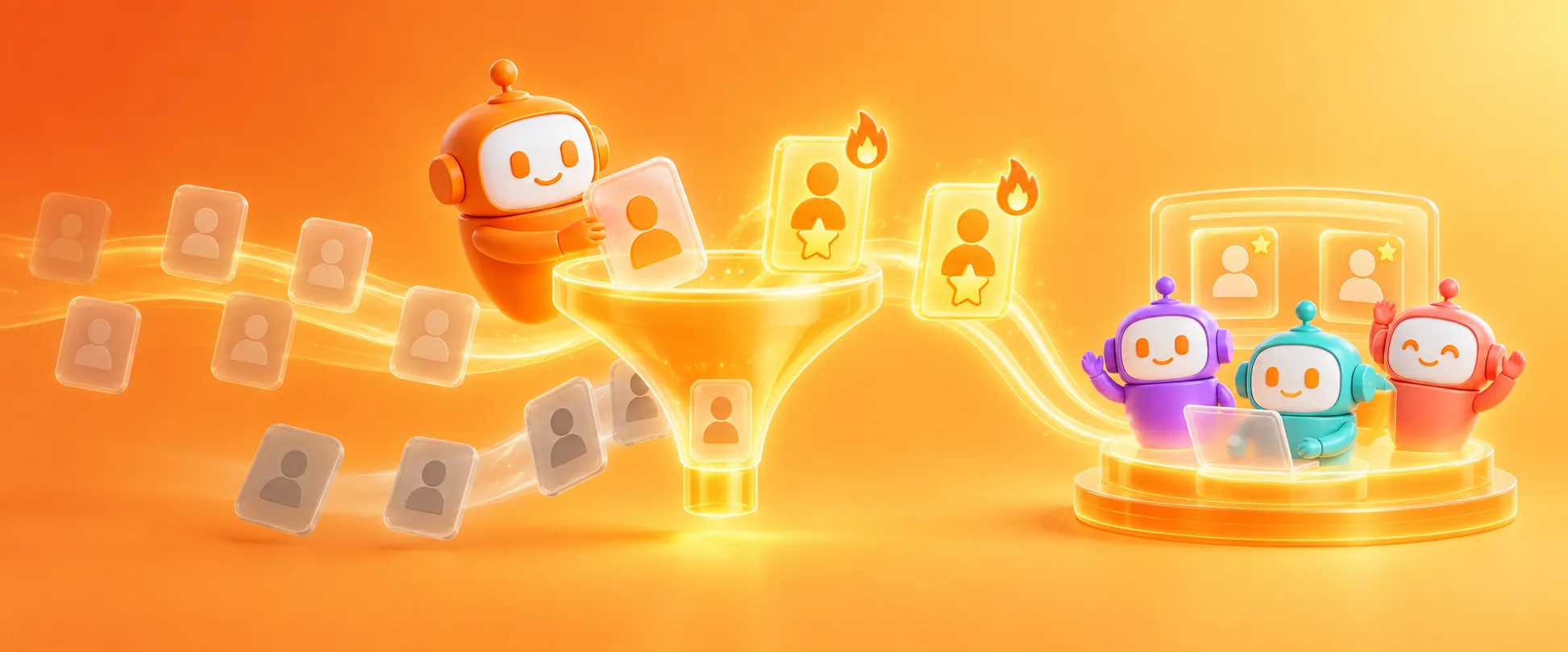 Avatar illustration of a faster sales journey